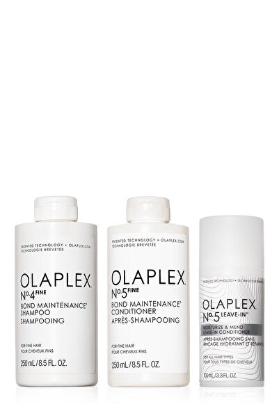 Olaplex HydraFine Set - İnce Telli Saçlar İçin Bağ Güçlendirici Şampuan, Saç ...