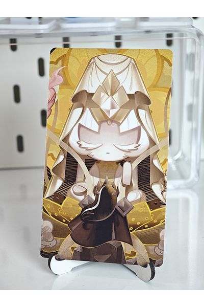 Yenaplanner Cookie Run Kingdom Mystic Flour Cookie Metal Collection Card (1 Piece)