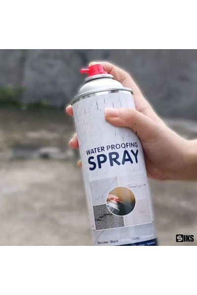 SIKS Sealing Spray, Waterproof, Waterproofing, Long-lasting Water Protection, Downspouts, Black