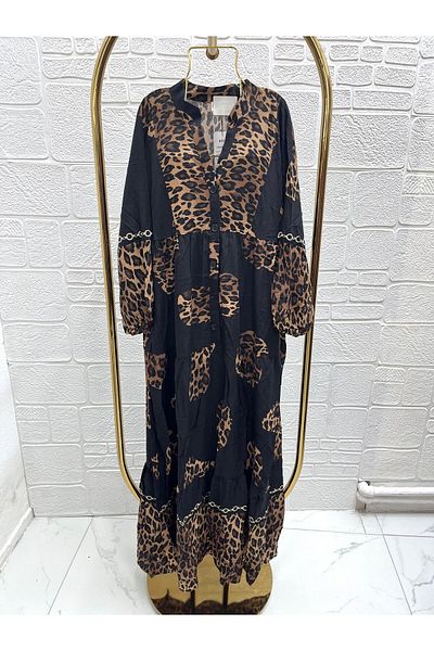 Zeynep Butik Φόρεμα με μοτίβο βισκόζης Hijab 1861