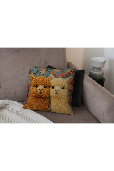 Hayal Dekoratif Model realist de tricotat 3D drăguț cu model de lama de lux d...