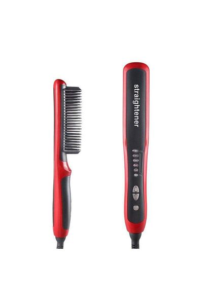 SIKS ® hair straightening brush, electric, temperature adjustment, PI908A08