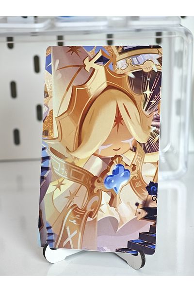 Yenaplanner Cookie Run Kingdom Pure Vanilla Cookie Metal Collection Card (1 Piece)