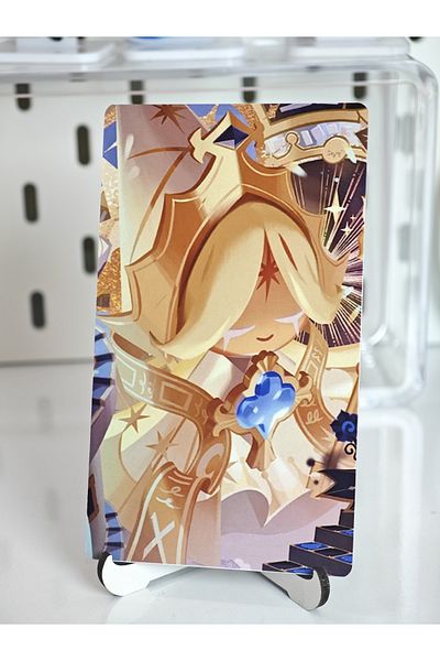 Yenaplanner Cookie Run Kingdom Pure Vanilla Cookie Metal Collection Card (1 Piece)