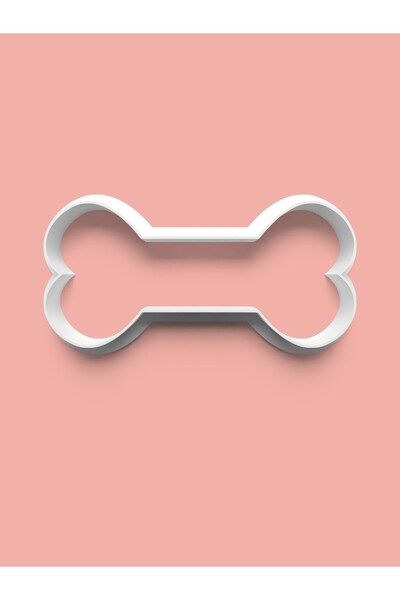AKTASTORE قالب بسكويت على شكل عظمة وقالب عجينة السكر