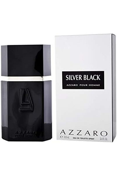 Azzaro Eau De Toilette for Men Silver Black by Azzaro, 100 ml