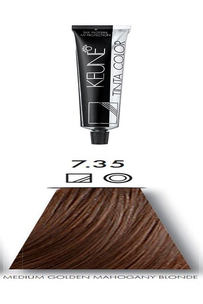 Keune Tinta Keune Hair Dye - No. 7.35 Medium Golden Mahogany Blonde
