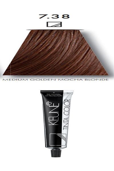 Keune Tinta Keune Hair Dye - No. 7.38 Medium Golden Mocha Blonde (Tinta)