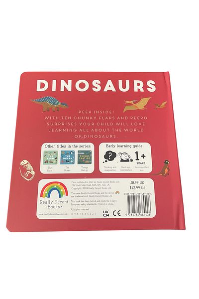 Anonim Yayıncılık Peek Inside Dinosaurs - Helpi Kids Books