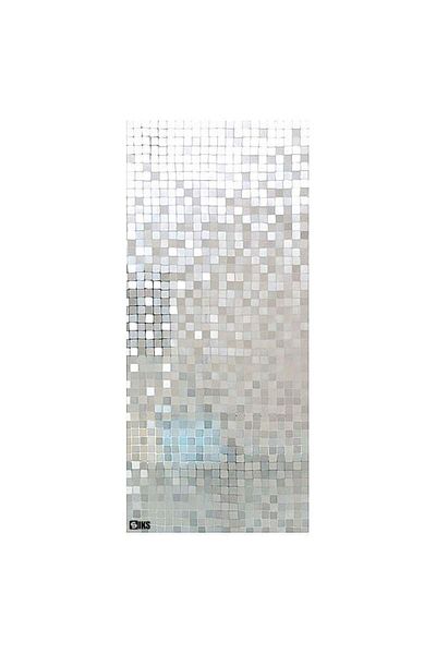 SIKS Decorative Window Film, 45X 300 CM, Chess Pattern, Transparent