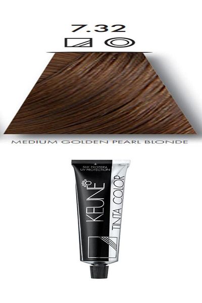 Keune Tinta Keune Hair Dye - No. 7.32 Medium Pearl Golden Blonde (Tinta)