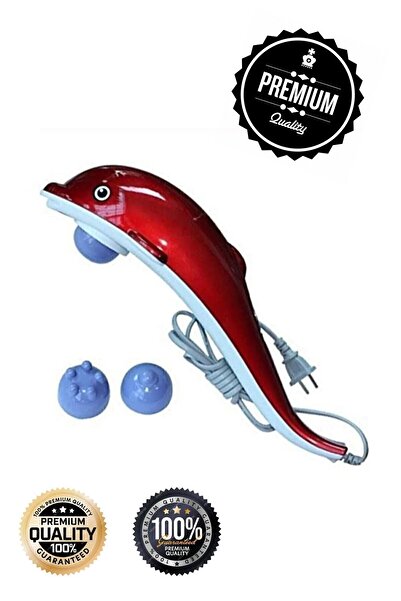 AboutThePerfect Tüm vücut için 3 başlıklı yunus balığı masaj aleti, rahatlatı...