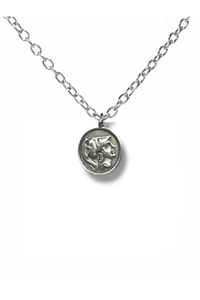 Herşey Nota Vintage Style Locket Necklace – Silver Color Openable Oval Design Unisex Jewelry