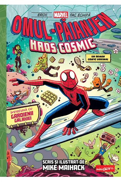 Editura Arthur OMUL-PAIANJEN #3. Haos cosmic (Mike Maihack)