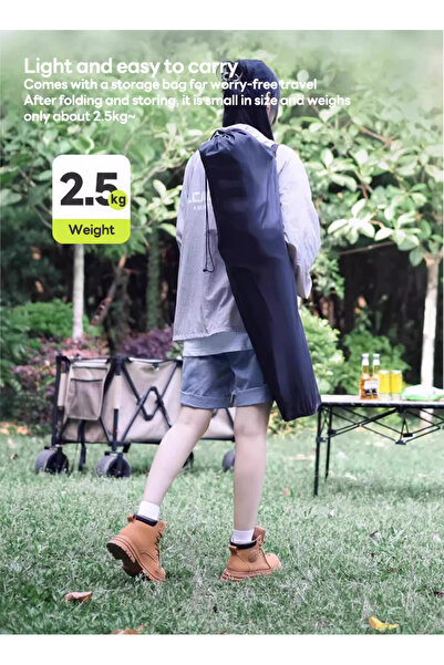 sharpdo Folding Moon Chair, Portable Lightweight Camping Chair with Side Pocket, Foldable Backpacking Chair