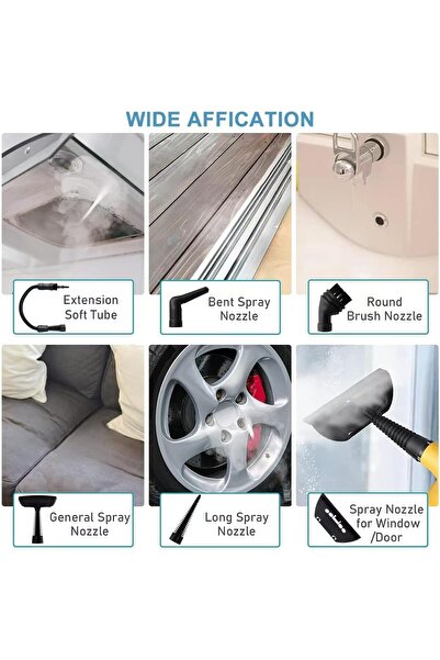 Denx 1200W Portable Handheld Steam Cleaner 350ml Tank Capacity Steam Cleaning Machine, DX2563