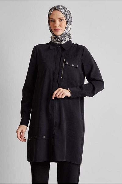 Alvina Eyelet Detailled Tunic 45533