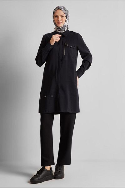 Alvina Eyelet Detailled Tunic 45533