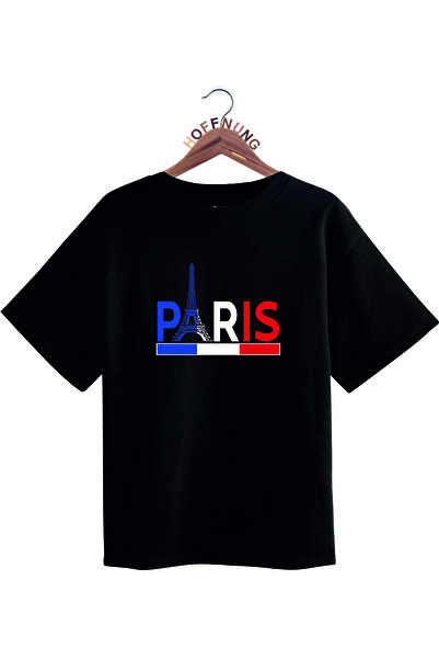 HOFFNUNG Μπλουζάκι ΠΑΡΙΣΙΑΝΗ ΤΟΠΟΘΕΤΗΣΗ ΤΗΣ ΑΠΟΚΛΙΝΗΣ ΤΟΥ ΑΙΦΕΛΛΟΥ oversize