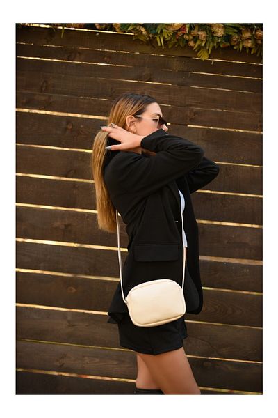 Gloria Women's Mini Urban Cross Adjustable Strap Zippered Summer Small Shoulder Bag Beige