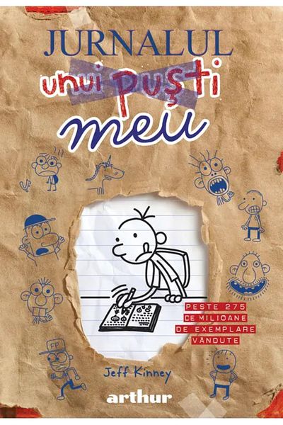 Editura Arthur JURNALUL UNUI PUSTI. Jurnalul meu [cartonat]