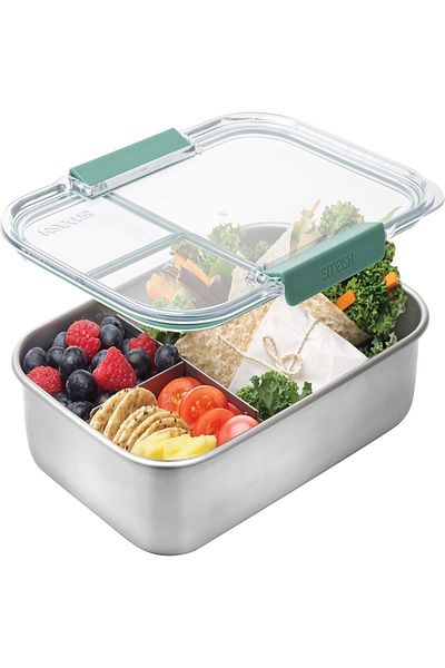Smash High-Quality 3-Compartment Bento Lunch Box Multicolor 1300ml
