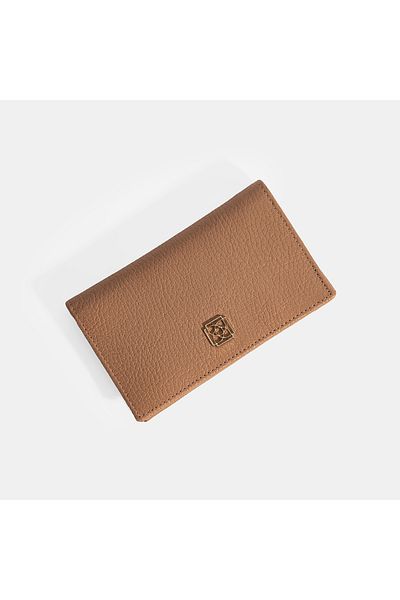 Desa Women's Dark Beige Leather Wallet