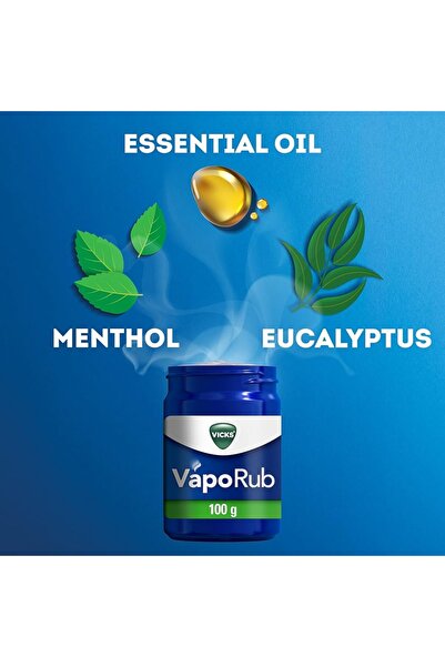 Vicks VapoRub 100g – Soothing Chest Rub for Cold Relief | Menthol & Eucalyptus