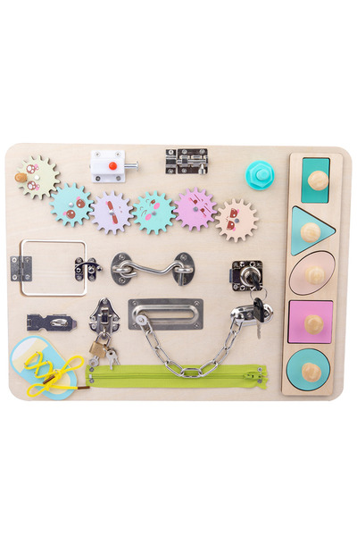 Factory Price - Drey Wooden Mood Busy Board Set