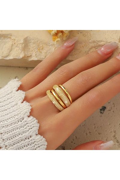 Ayzen Adjustable Stone Ring