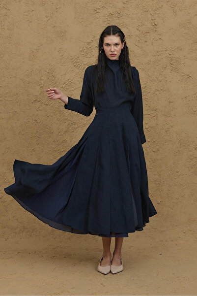 Fahhar Multi-Piece Skirt Navy Blue
