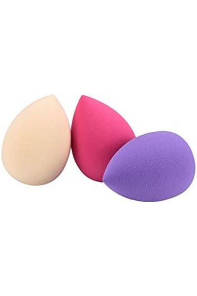 Beauty Blender إسفنجة مكياج، 3 إسفنجات بيوتي بلندر لمستحضرات التجميل السائلة/البودرة/الكريمية
