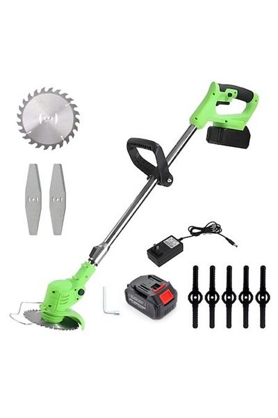 7Star Electric Brush Cutter 7STAR for Gardening, 750W, 2 Batteries, Adjustable Arm