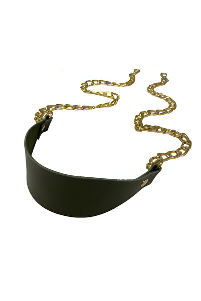 EleganTShoP Δερμάτινη λαβή τσάντας με αλυσίδα 107 εκ. UN107