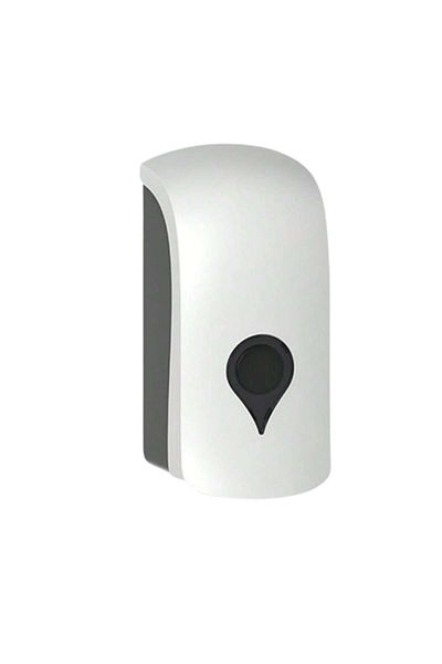 LYOBEST Dispenser - dozator sapun lichid, 1000ml, cu suport de agatare pe perete, alb/gri, 24.5x11.7x11.7 cm