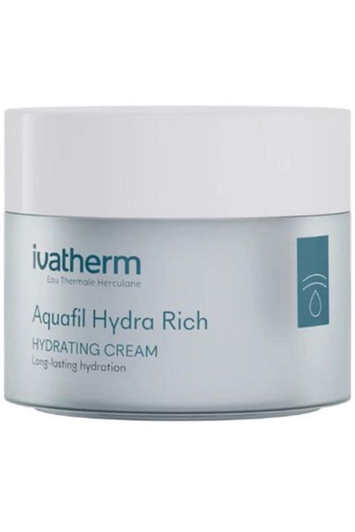 IVATHERM Aquafil Hydra Rich Moisturizing Cream, Ivatherm, for Dry and Dehydrated Skin, 50 ml