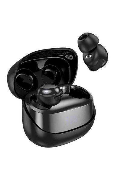 REDz Accessories Căști wireless, Hoco EW200, Bluetooth, TWS, Intraauriculare, Negre