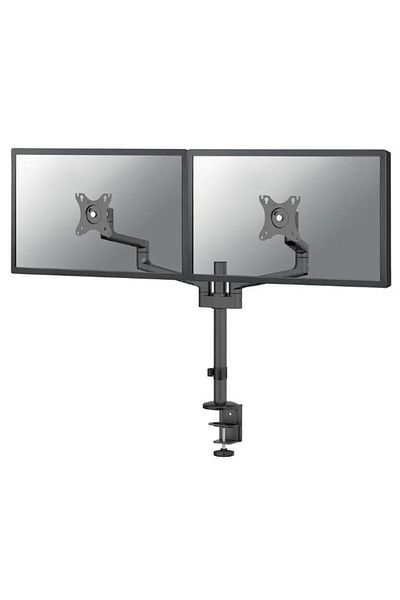 NEOMOUNTS Neomounts DS60-425BL2 2-Monitor Mount, 17"-27", 16 kg, VESA 75x75, 100x100 (Black)