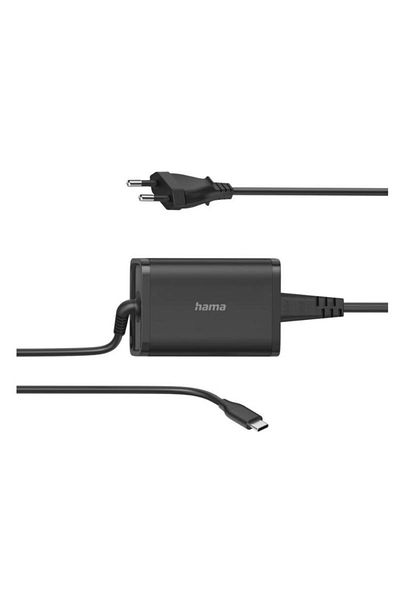 Hama Incarcator laptop Hama 200006, 65 W, Universal (Negru)
