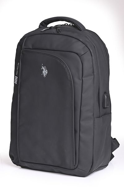 U.S. Polo Assn. U.S. Polo Assn. Black Laptop Backpack Plevryd2357 – Waterproof, Casual and Office Use