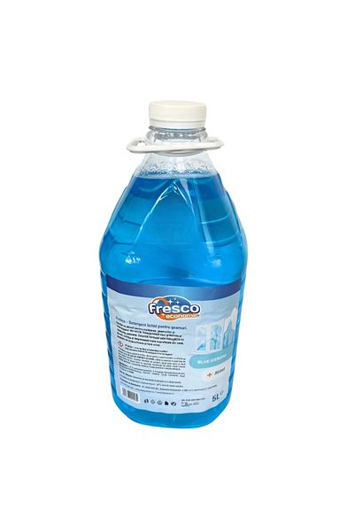 FRESCO Solutie curatat Geamuri si Suprafete din Sticla, Blue Iceberg, Profesional, 5 L