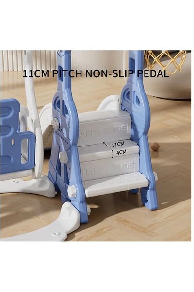 FULLJOY Children's slide with swing and basketball 140*122*98 cm FJY-10