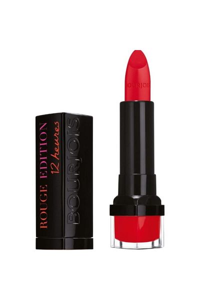 Bourjois Rouge Edition Lipstick 43 Rouge Your Body – Bold Red Lipstick, 12h Wear, Satin Finish 3.5g