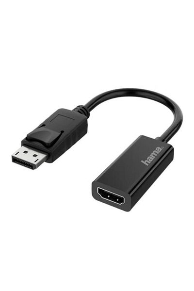 Hama Adaptor DisplayPort - HDMI Hama 200335, Ultra-HD 4K (Negru)