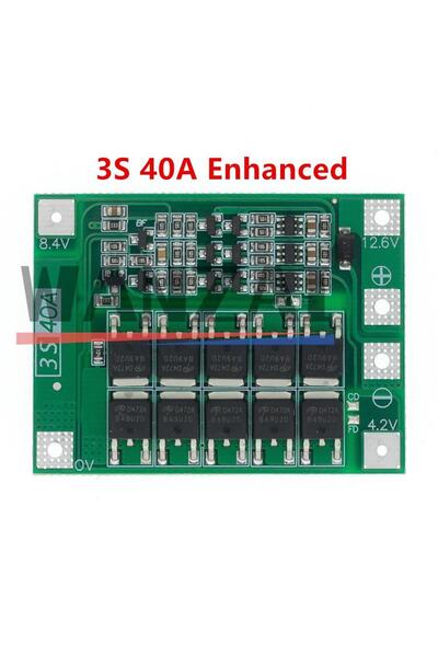 Choice11 لوحة حماية شاحن بطارية ليثيوم أيون 3S 40A مُحسّنة 3S 4S 40A 60A 1865...
