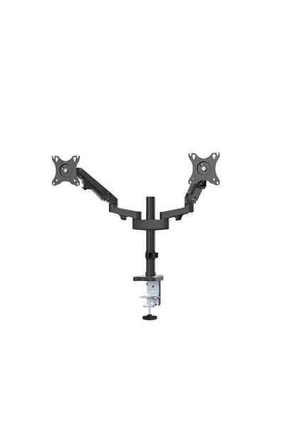 NEOMOUNTS Neomounts DS70-750BL2 2-Monitor Mount, 17"-27", 14 kg, VESA 75x75, 100x100 (Black)