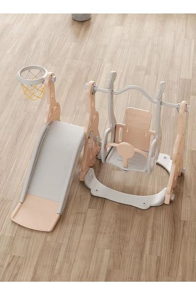 FULLJOY Children's slide with swing and basketball 140*122*98 cm FJY-10