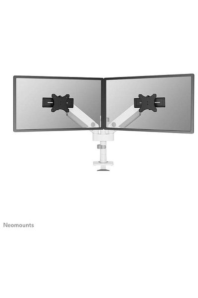NEOMOUNTS Neomounts DS65S-950WH2 double monitor desk arm, 24"-34" (White)