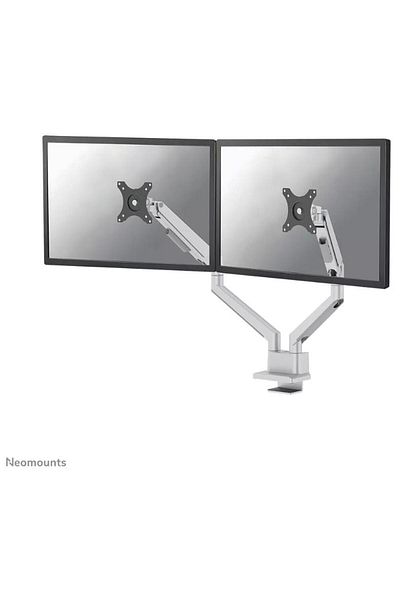 NEOMOUNTS Neomounts DS70-250SL2 dual monitor desk mount, 17"-32", 9 kg (Silver)