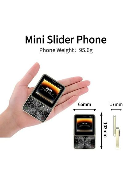 Generic i19 Pro 2.4" Slide CellPhone Dual SIM Classic Foldable Mobile Phone